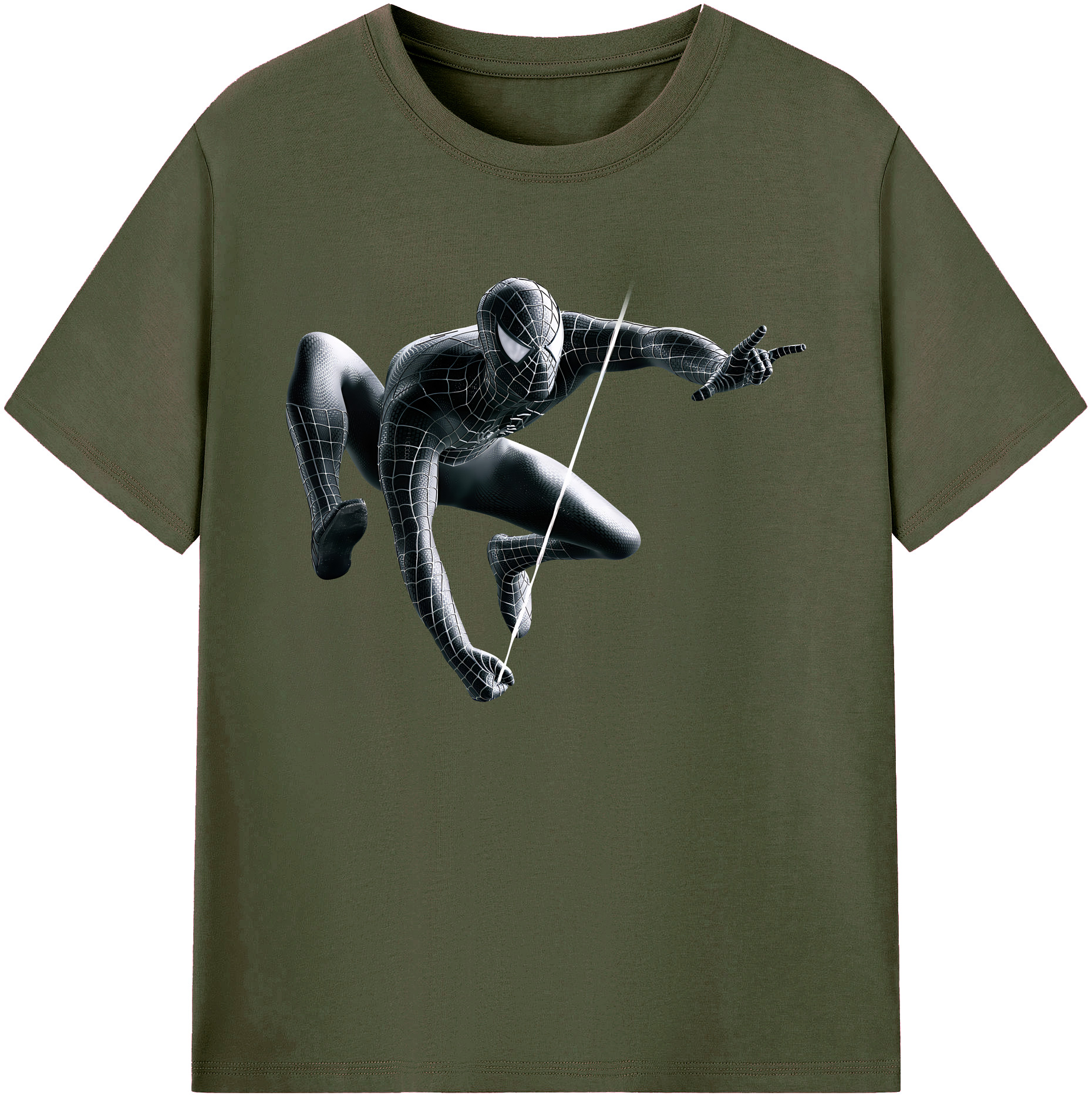 （画像用） Spider Man スパイダーマン 綿100％ メンズ半袖Tシャツ｜肌触りやわらか＆通気性